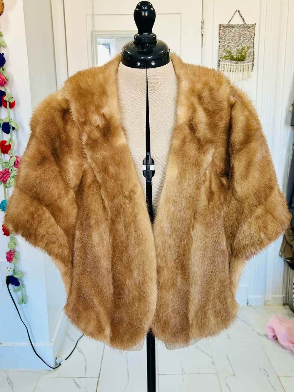 Vintage genuine fur stole